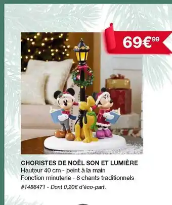 Costco Choristes de noël son et lumière offre