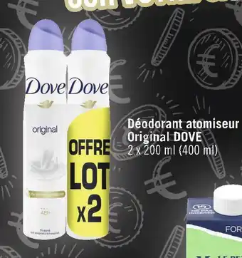 Géant Casino Dove déodorant atomiseur original offre