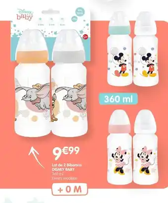 b&m Disney baby lot de 2 biberons offre