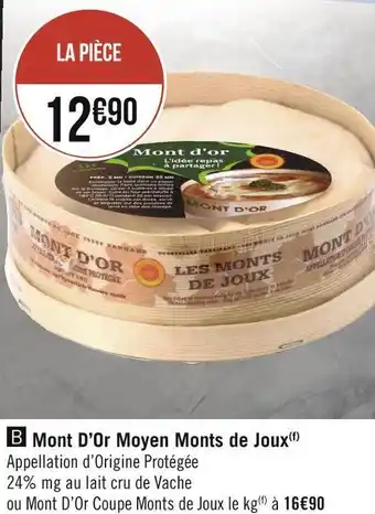 Géant Casino Les monts de joux mont d’or moyen offre