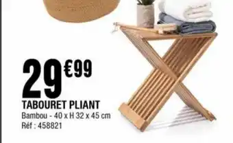 La Foir'Fouille Tabouret pliant offre