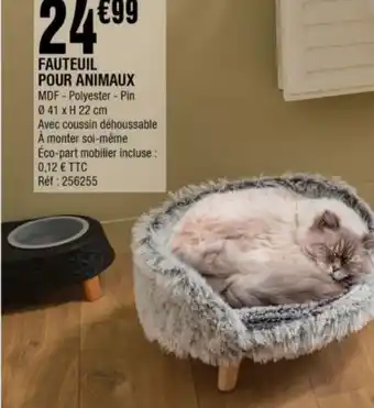 La Foir'Fouille Fauteuil pour animaux offre