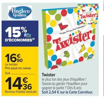 Carrefour Twister offre