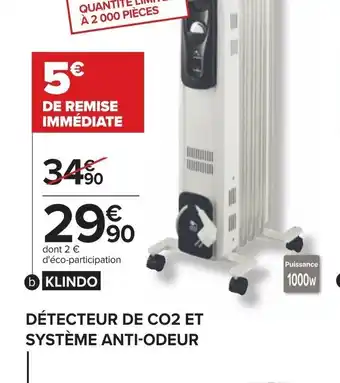 Detecteur De C02 Et Systeme Anti-Odeur