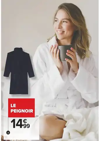 Carrefour Peignoir Coral offre