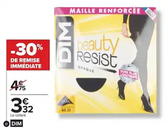 Carrefour Collant "Beauty Resist" Opaque offre
