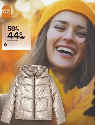 Carrefour Doudoune Femme offre