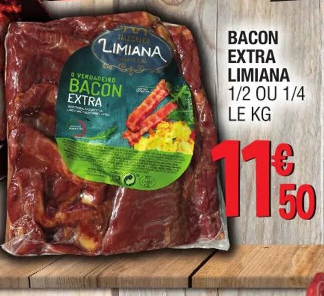 Promo Bacon Extra Limiana chez E.Leclerc