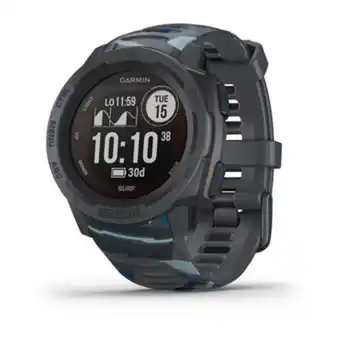 Go Sport Randonnee pedestre garm montre gps garmin instinct solar surf pipeline offre