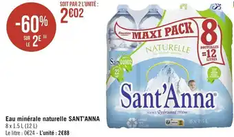 Sant’anna eau minérale naturelle