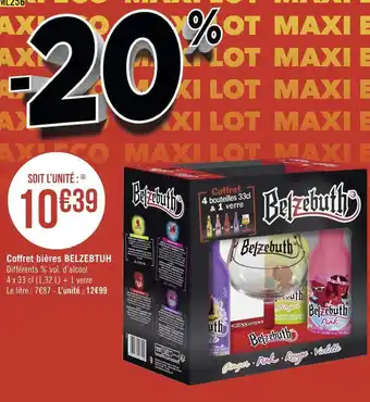 Géant Casino Belzebtuh coffret bières offre