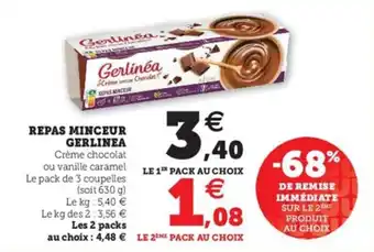 Repas minceur GERLINEA