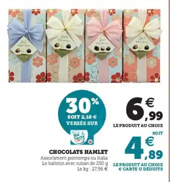 Hyper U Chocolats hamlet offre