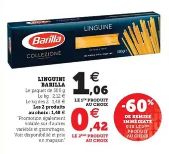 Hyper U Linguini BARILLA offre