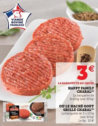 Hyper U Happy family CHARAL offre