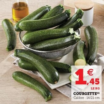 Hyper U Courgette offre