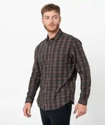 Chemise homme à carreaux à manches longues vue1 - gemo (homme) - gemo