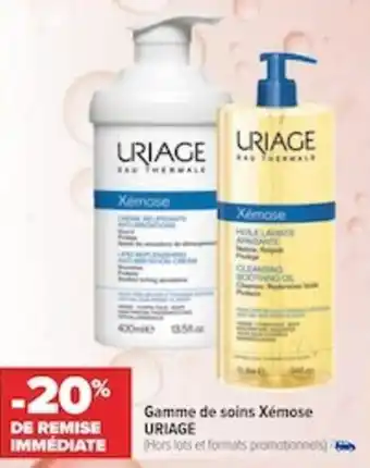 Carrefour Gamme de soins xémose URIAGE offre