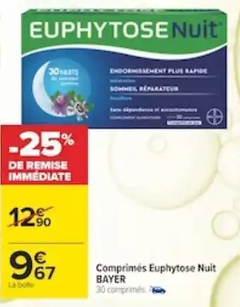 Comprimés euphytose nuit BAYER