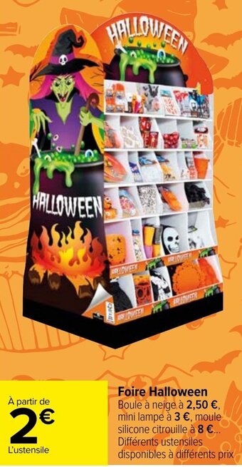 Carrefour Foire halloween offre
