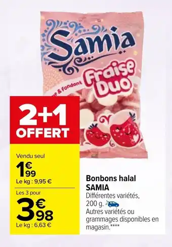 Bonbons halal SAMIA