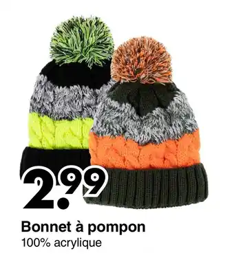 Wibra Bonnet à pompon offre