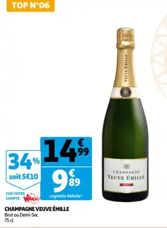 Champagne veuve émille