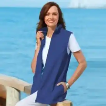 Bleu Bonheur Gilet polaire offre