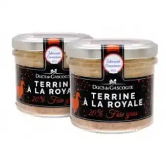 Lot de 2 terrine Ă la royale 20% foie gras