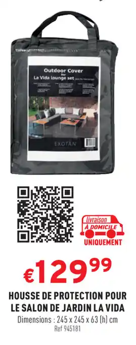 Trafic Housse de protection pour le salon de jardin la vida offre