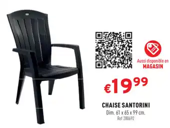 Chaise santorini