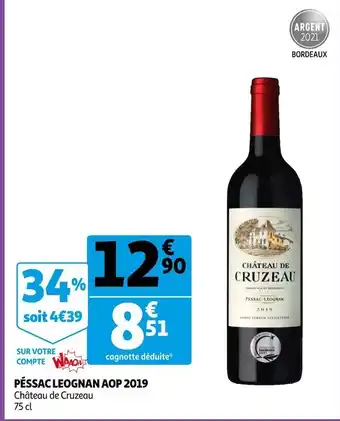 Château de cruzeau péssac leognan aop 2019