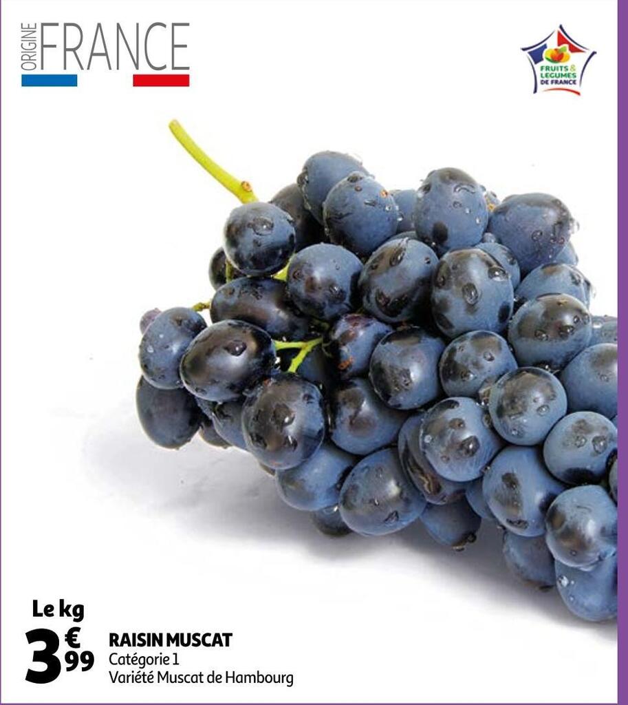 Promo Raisin muscat chez Auchan Supermarché