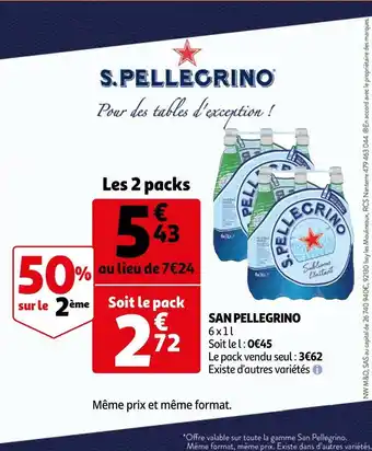 Auchan Supermarché San pellegrino san pellegrino offre