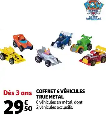 Coffret 6 véhicules true metal