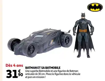Batman et sa batmobile