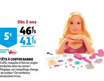 Barbie tête à coiffer barbie