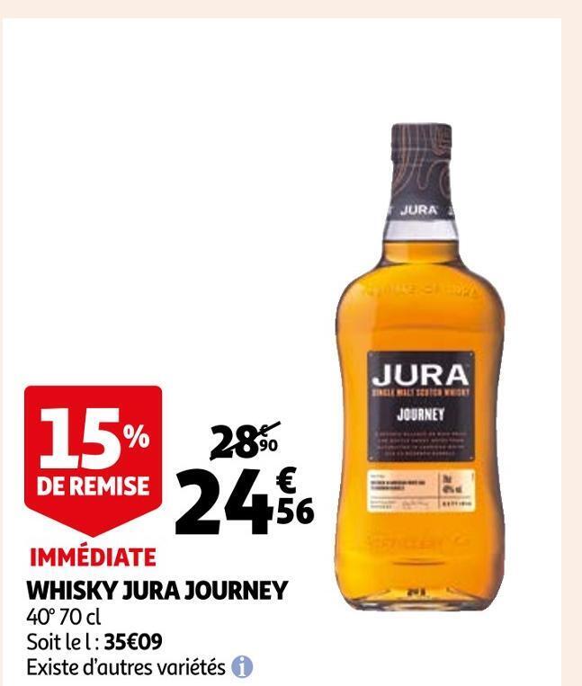 Promo Jura whisky journey chez Auchan Supermarché
