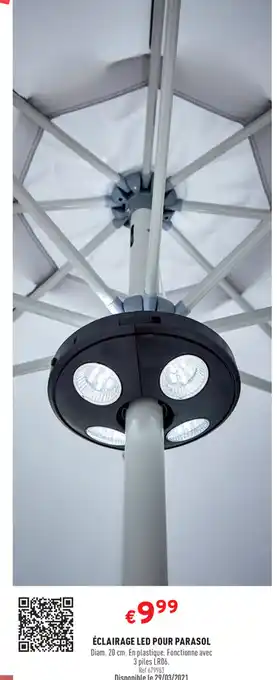 Trafic Éclairage LED pour Parasol offre