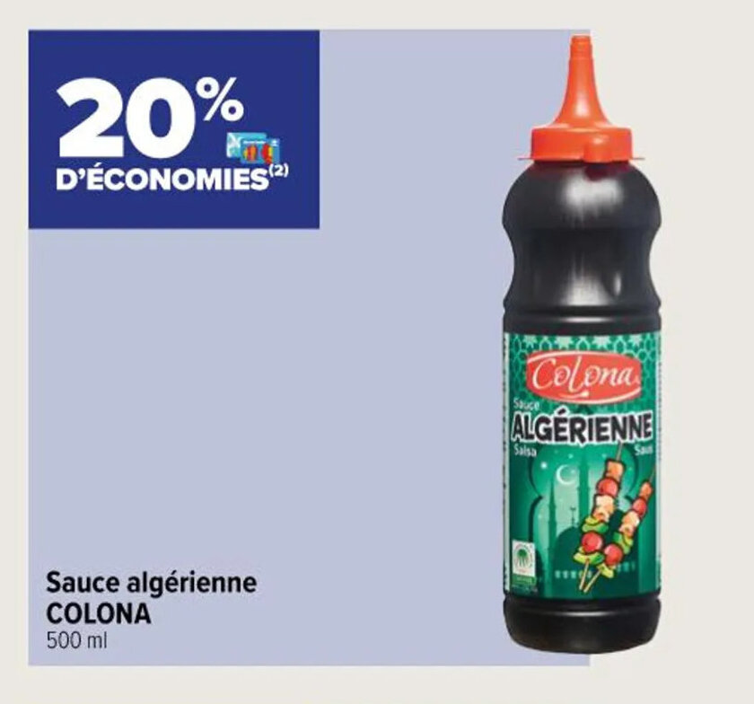 Promo Sauce Algerienne Colona chez Carrefour Express