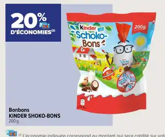 Carrefour Express Bonbons Kinder Shoko-Bons offre