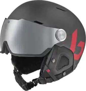 Bolle might visor titanium red matte