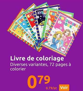 Action Livre de coloriage offre