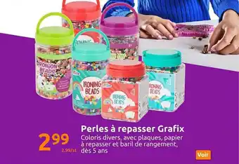 Action Perles à repasser grafix offre