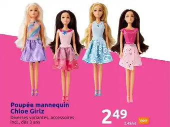 Action Poupée mannequin chloe girlz offre