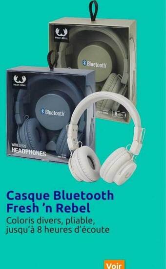 Action Casque bluetooth fresh 'n rebel offre
