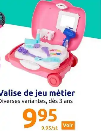 Action Valise de jeu métier offre
