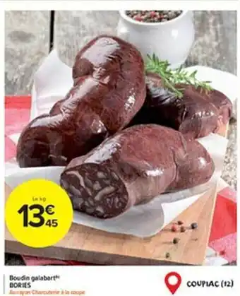 Carrefour Market Boudin galabart bories offre