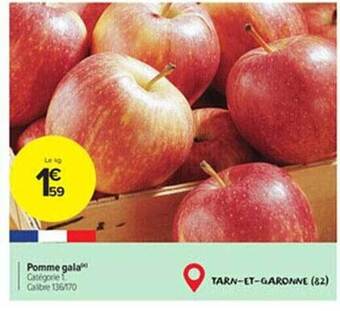 Carrefour Market Pomme gala offre