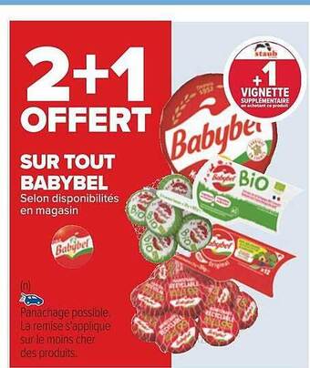 Carrefour Babybel offre